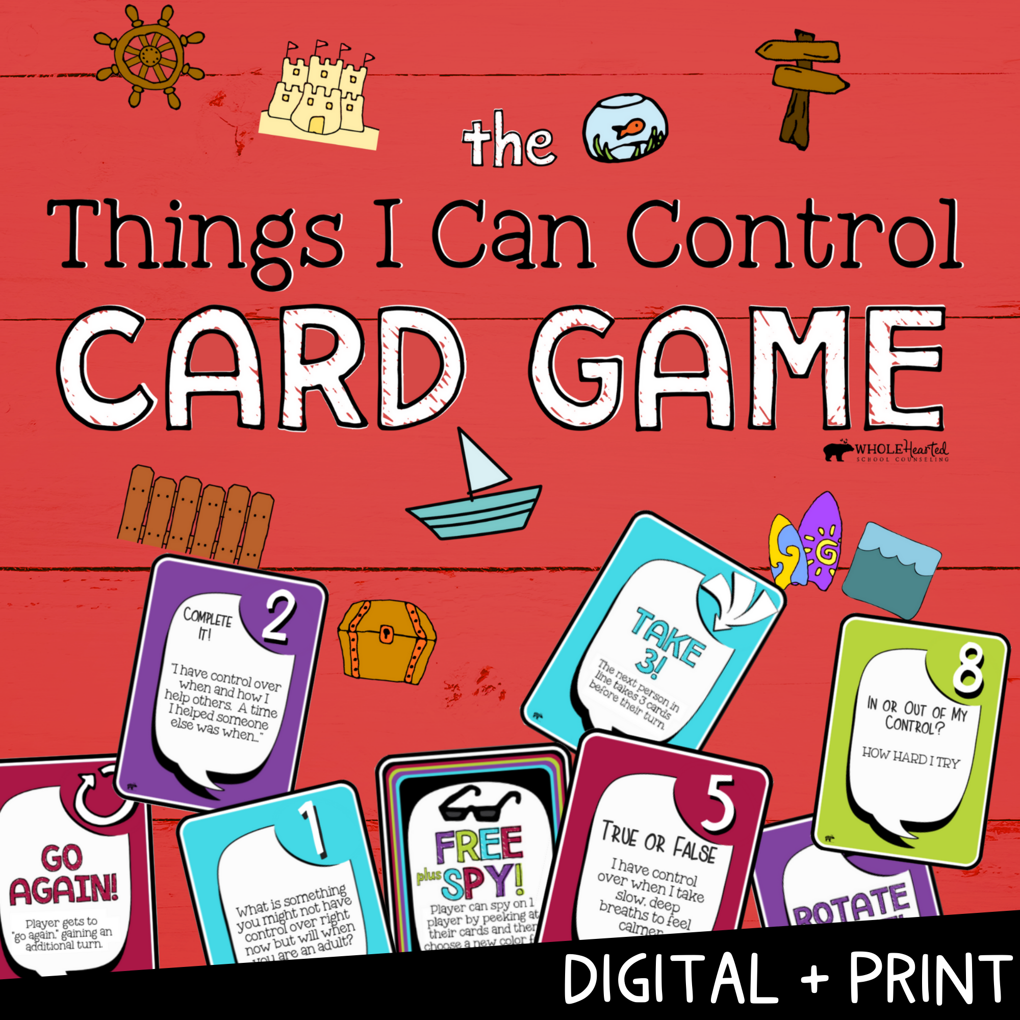 The Things I Can Control Card Game