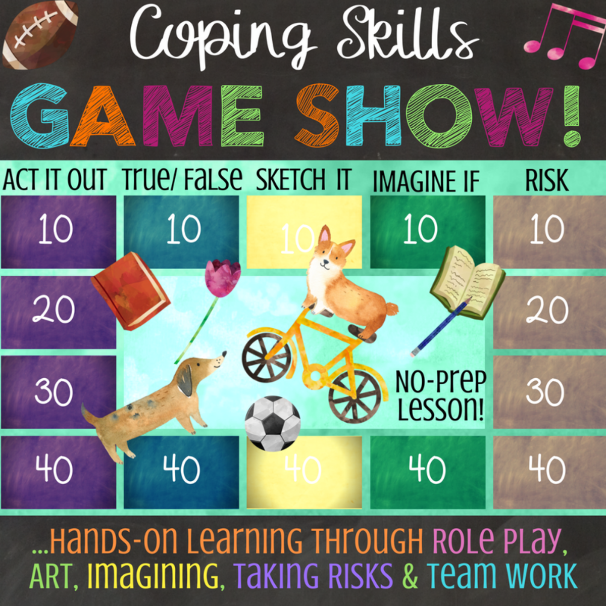 Stress Management and Coping Skills Lesson and SEL Activity for Elementary Students