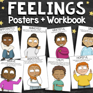 Inclusive Feelings Posters and Worksheets for kids