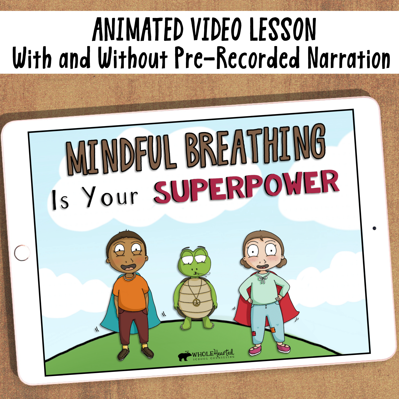 Animated Video Lesson about Breathing Exercises for Kids