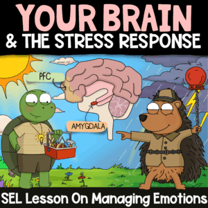 Animated Video of Thoughtful Turtle and Protective Porcupine Lesson about the Stress Reponse