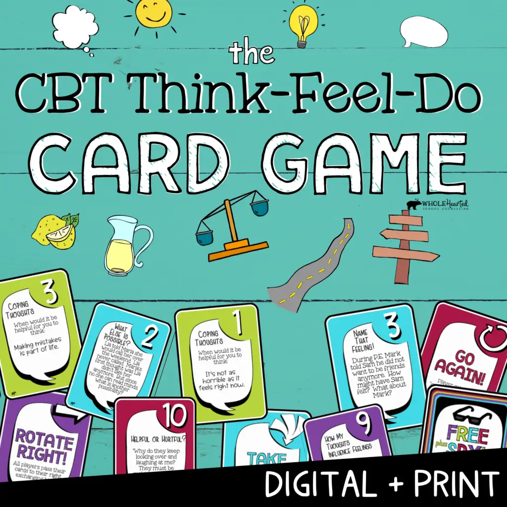 CBT for Kids Cognitive Behavior Therapy Game for Teens Therapeutic Intervention