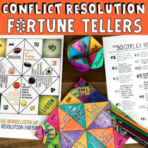 Conflict Resolution Fortune Tellers SEL Activity