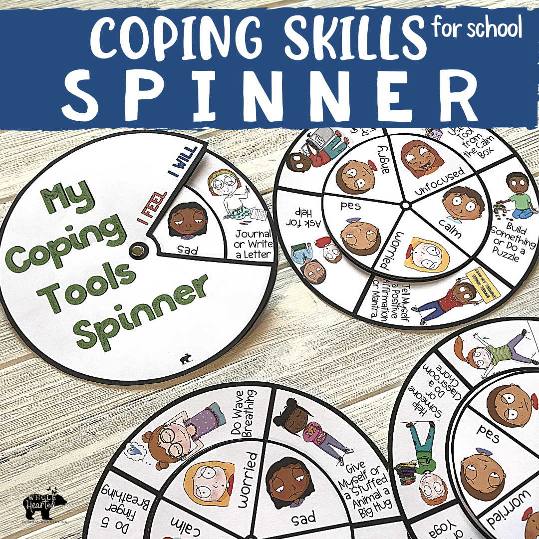 Coping Skills Spinner for Your Calm Down Corner