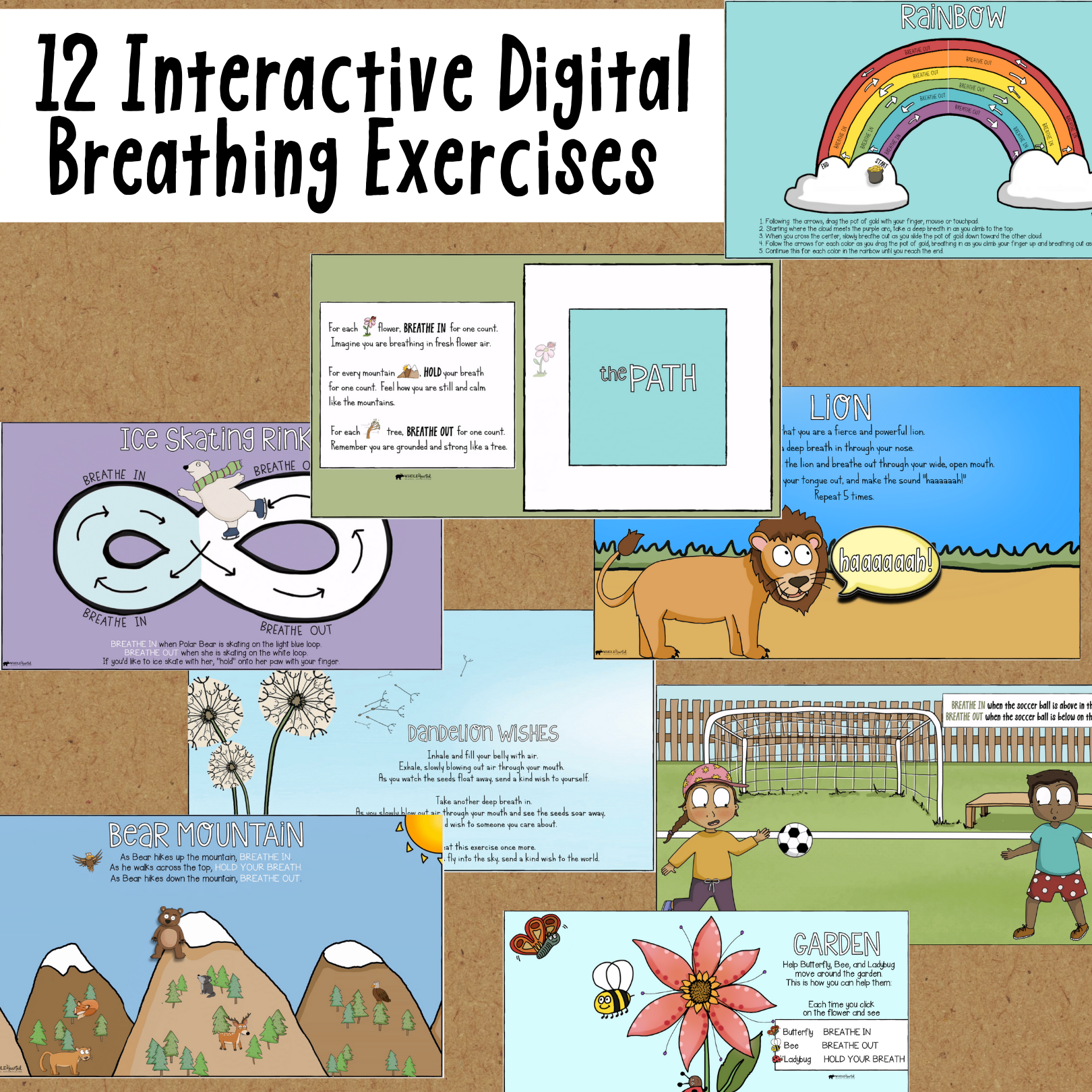Digital Breathing Exercises for Kids and Animated Mindfulness Video Lesson