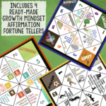 Fortune Tellers for Kids with a Growth Mindset Theme