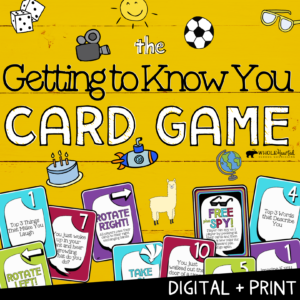 The Getting to Know You Card Game for Kids and Teens