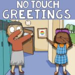 No Touch Greeting for Social Distance Classroom Decor