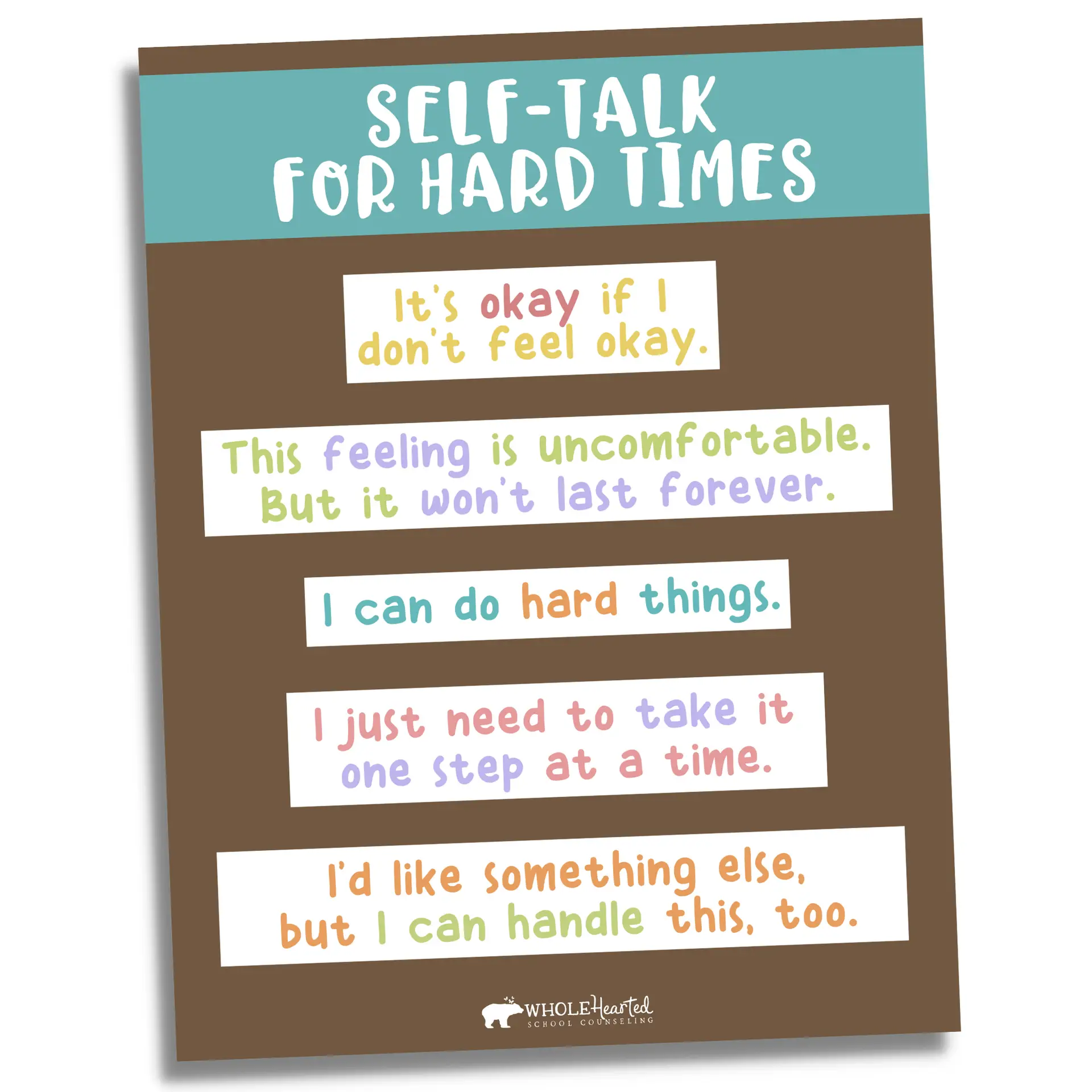 Positive Self-Talk Coping Statements Positive Self-Talk Coping Statements and Affirmations
