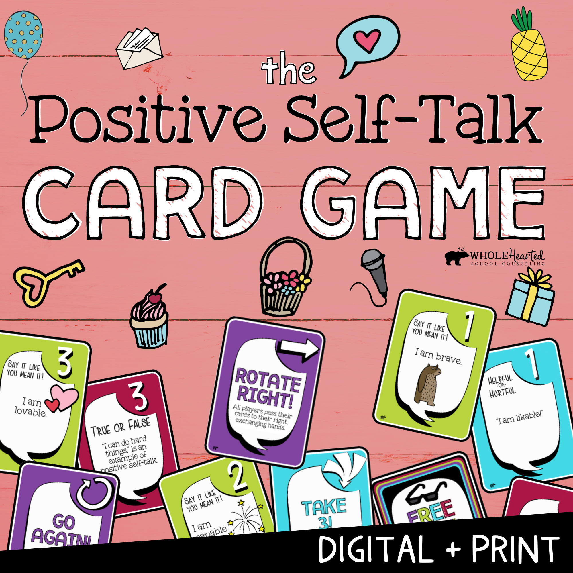 The Positive Self Talk Game for Kids and Teens