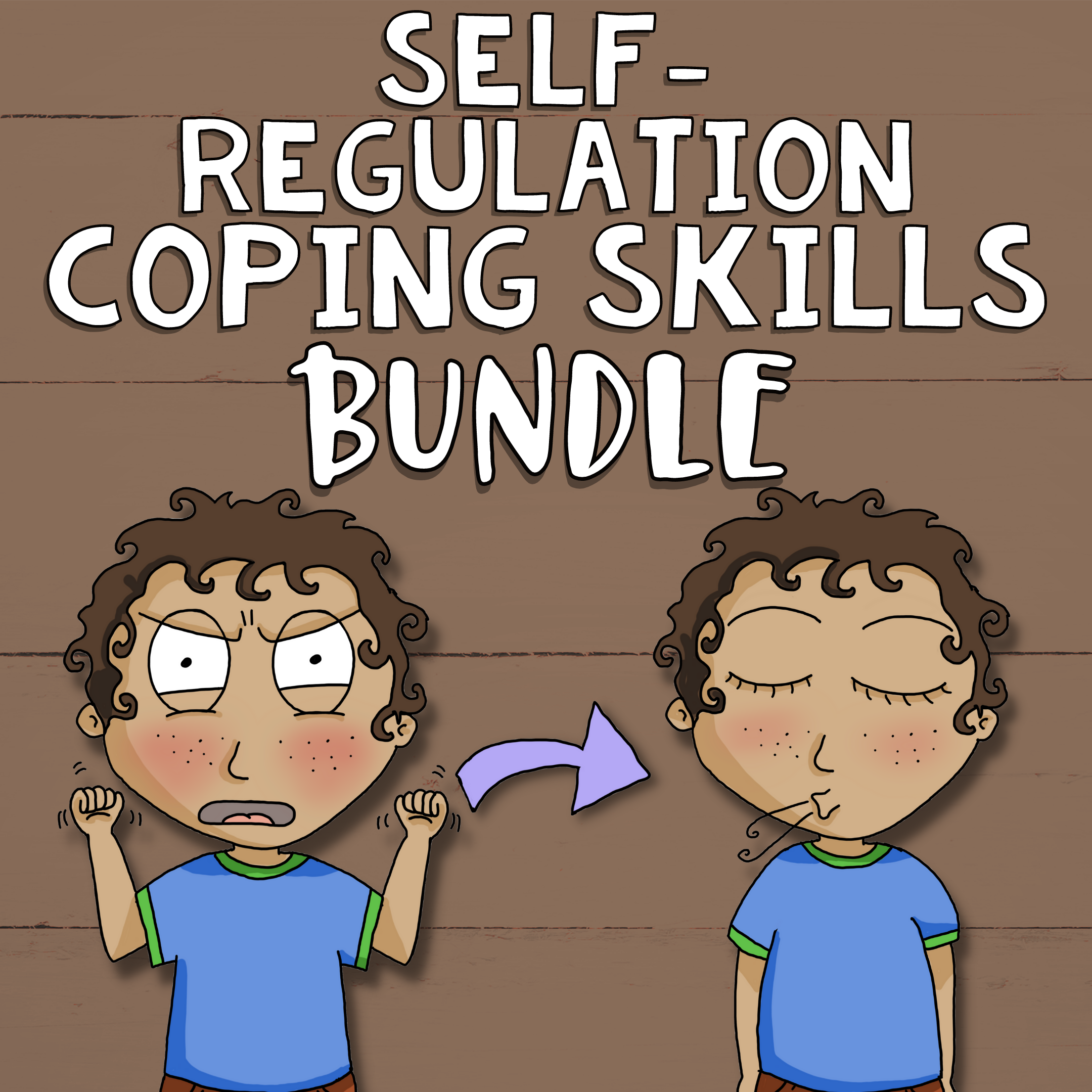 Self-Regulation Coping Skills for Kids Bundle: Social Emotional Learning Activities for Classrooms