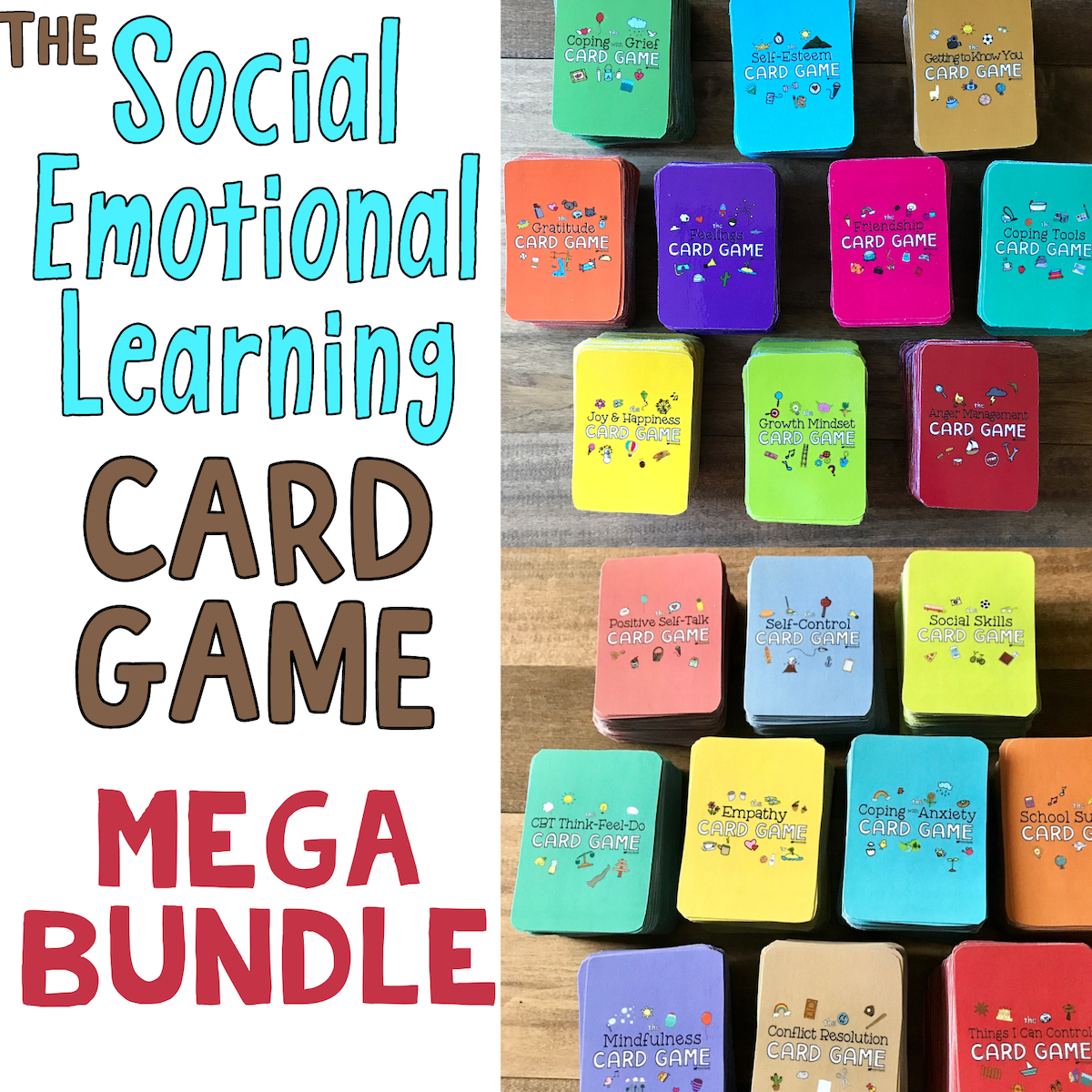 Social Emotional Learning Games in Digital and Printable Format