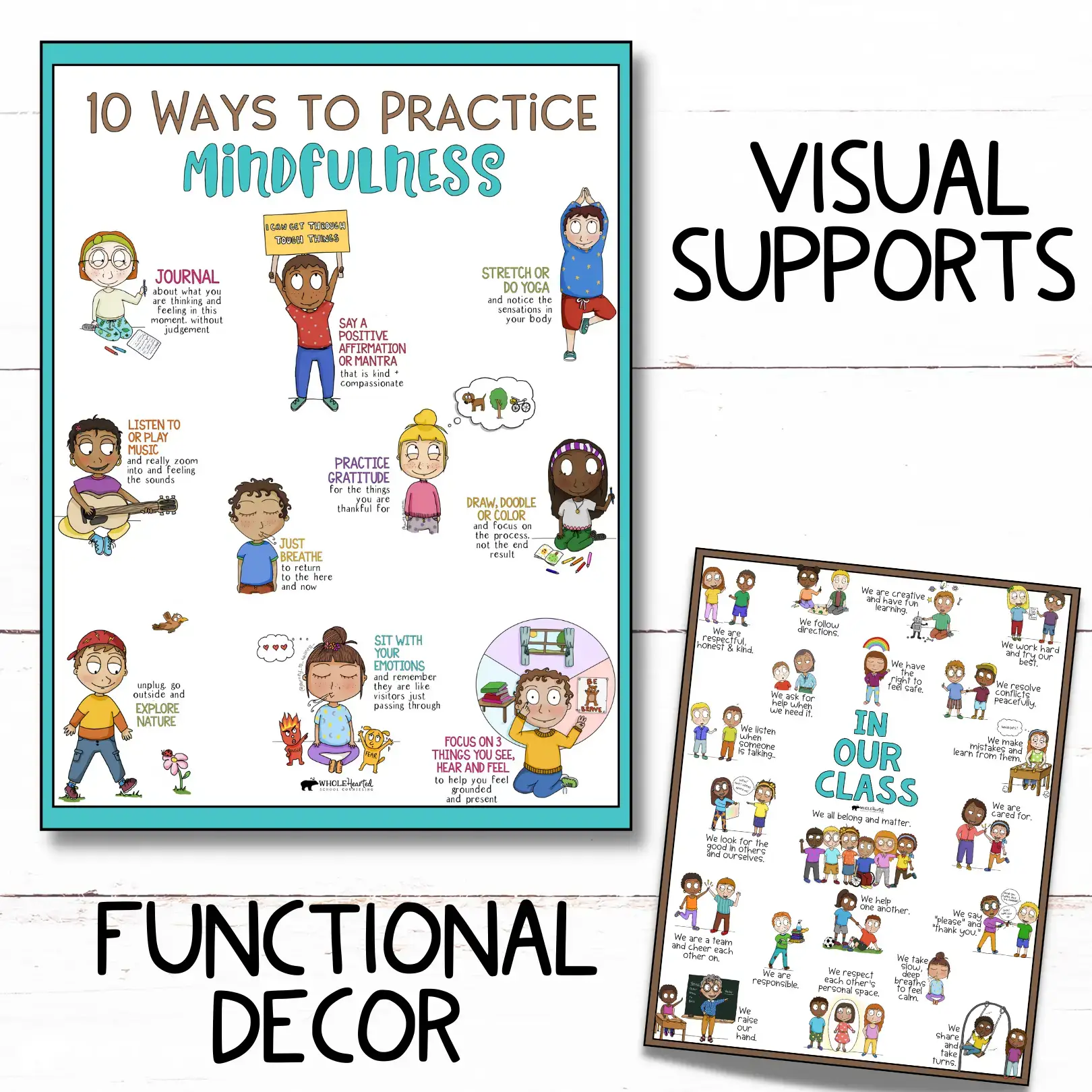 Social Emotional Learning Posters for Stress Management and Classroom Decor Social Emotional Learning Posters for Stress Management and Classroom Decor