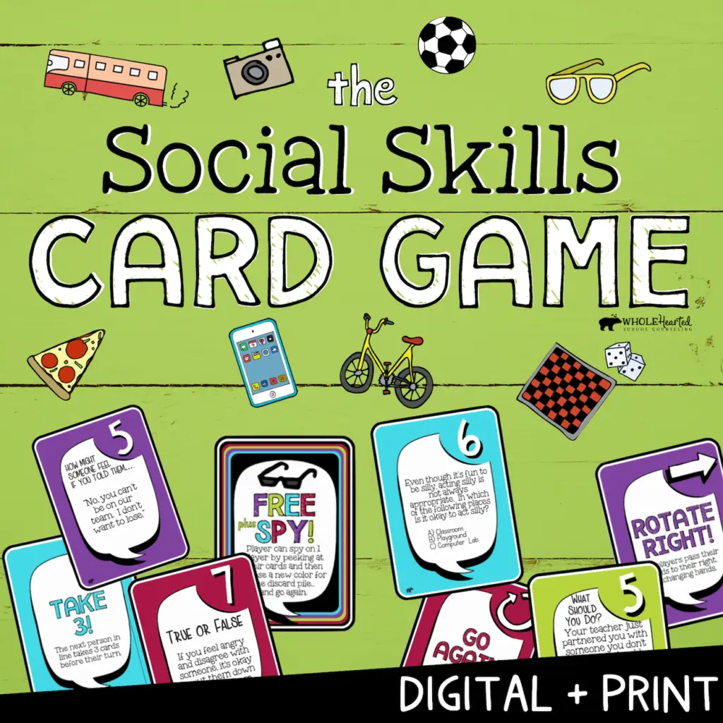 Social Skills Card Game for Kids