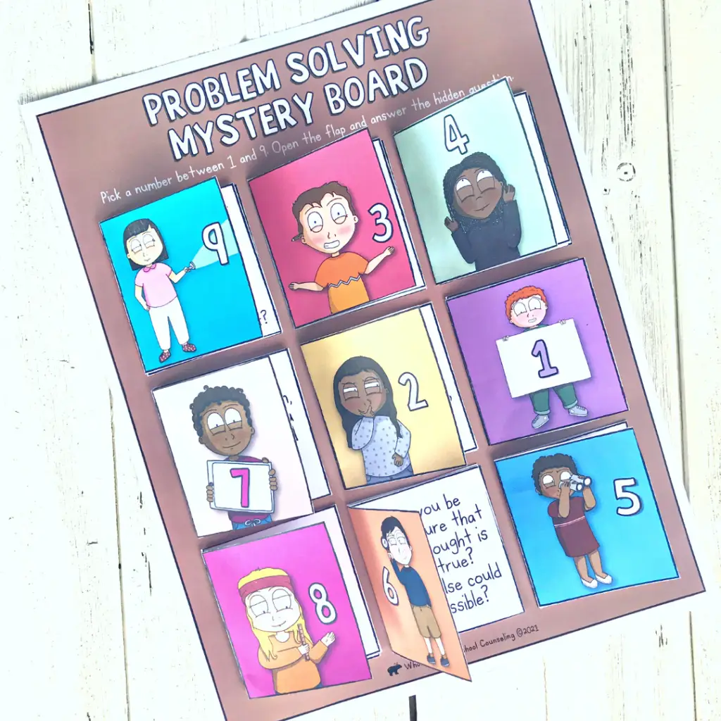 Free Solution Focused Counseling Activity for Kids