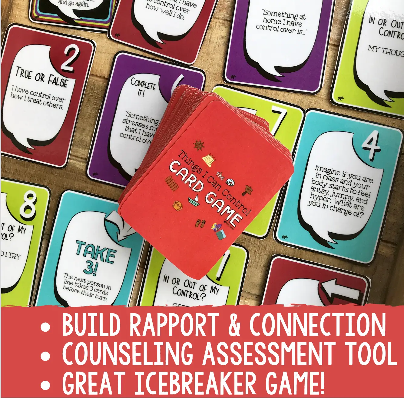 The Things You Can Control Activity SEL Game for Kids The Things I Can Control Game for Kids and Teens