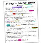 Ways to Build Self-Esteem for Teens and Kids Free Tips for Self Compassion