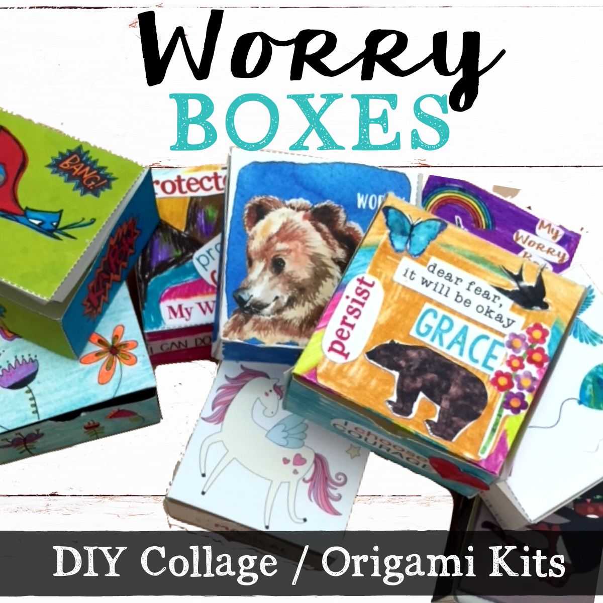Worry Boxes Anxiety Management Activity for Kids