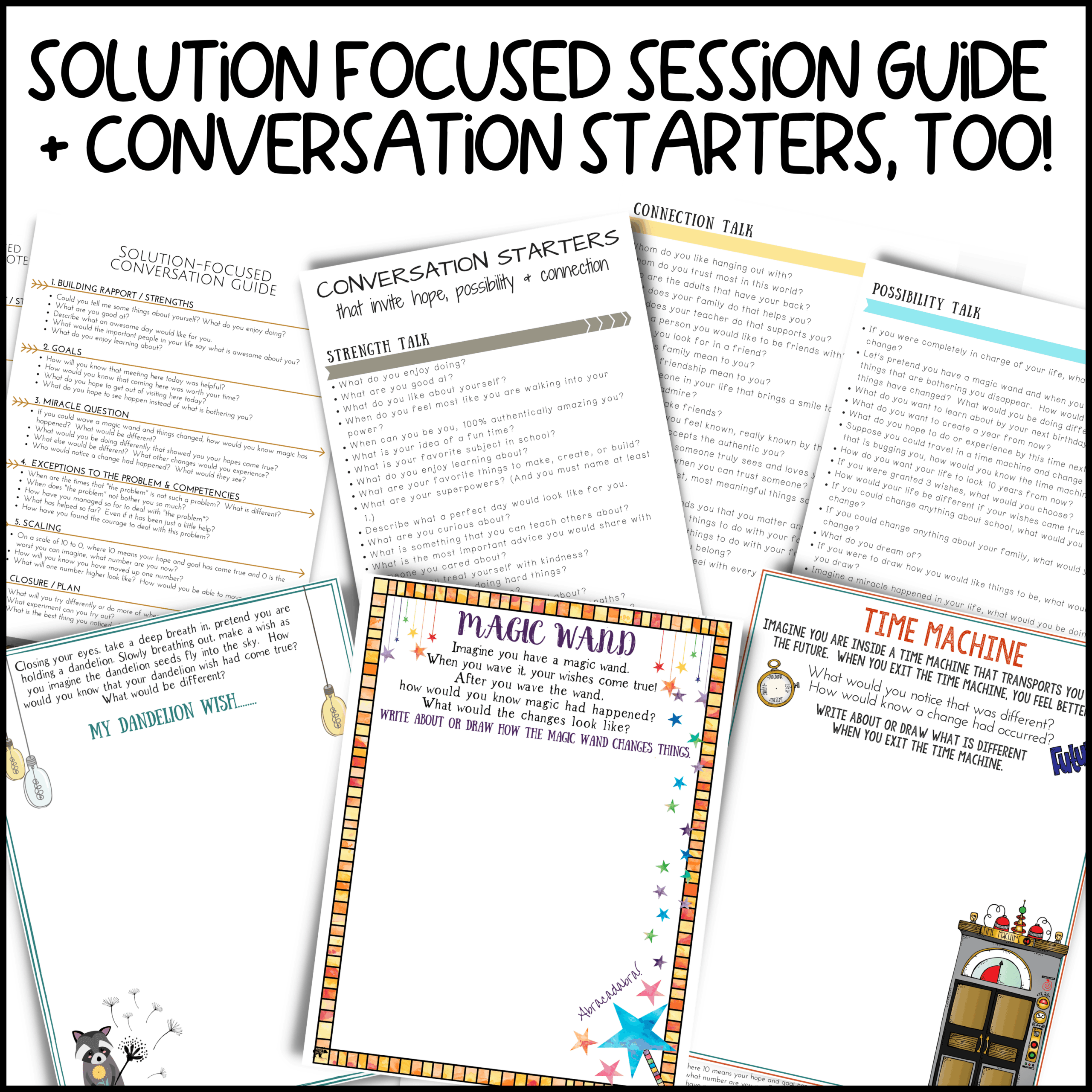 school counseling solution focused counseling for kids