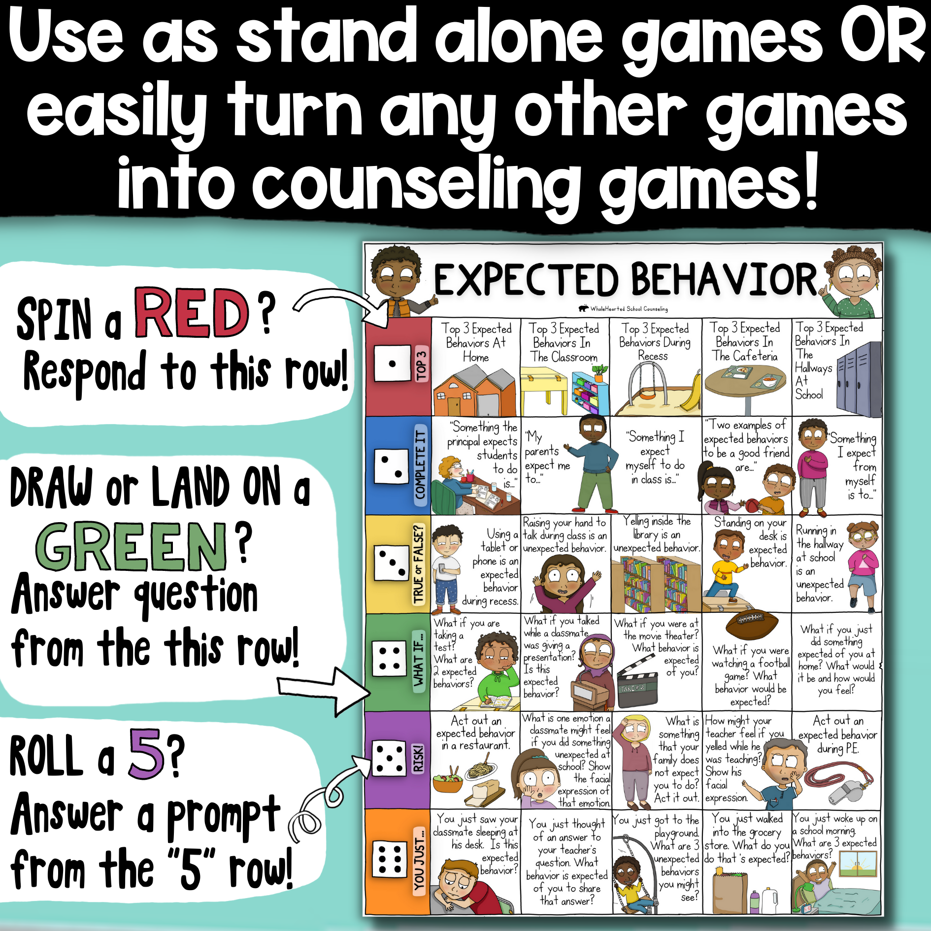 Turn any store bought game into a counseling game.