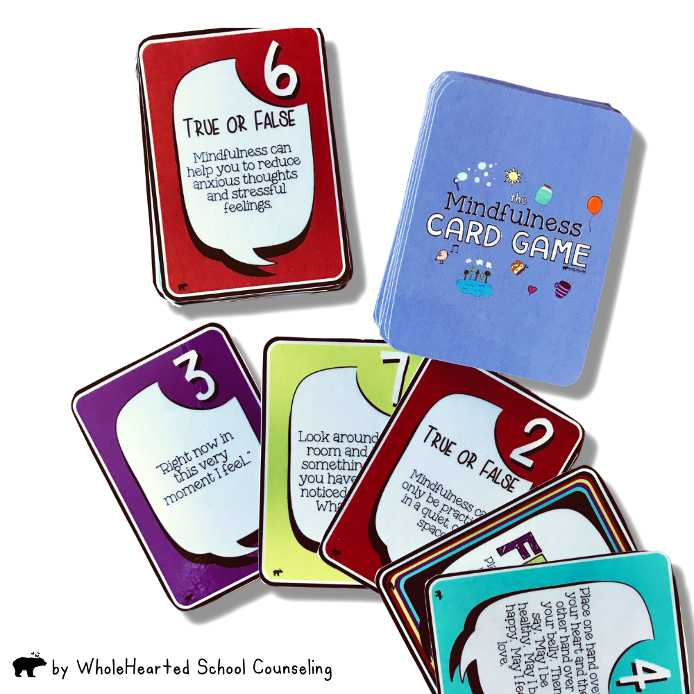 Deck of Cards Game about Mindfulness