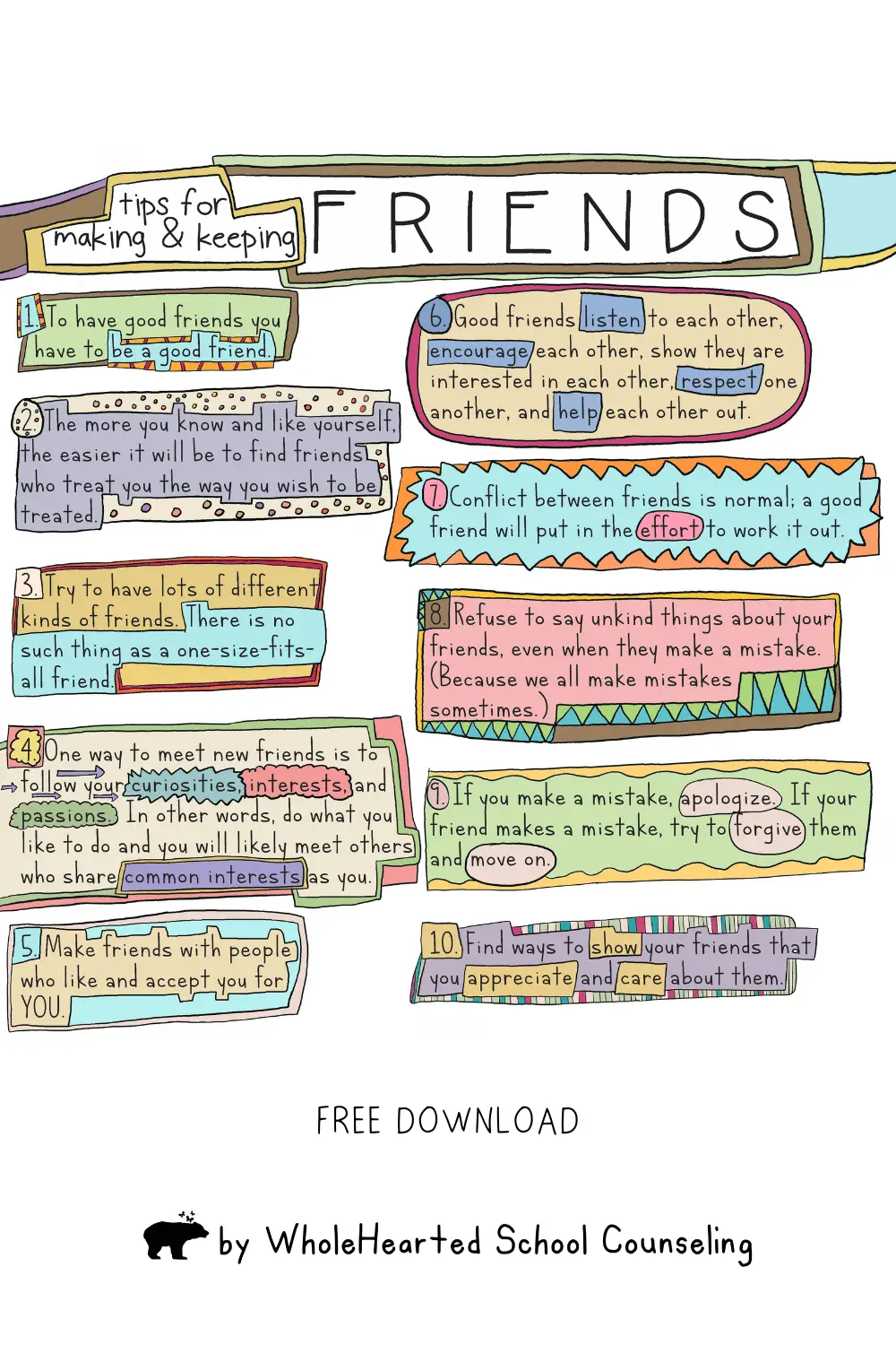 How to make and keep friends 10 friendship tips for kids
