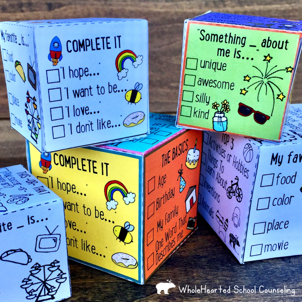 Getting To Know You Paper Dice