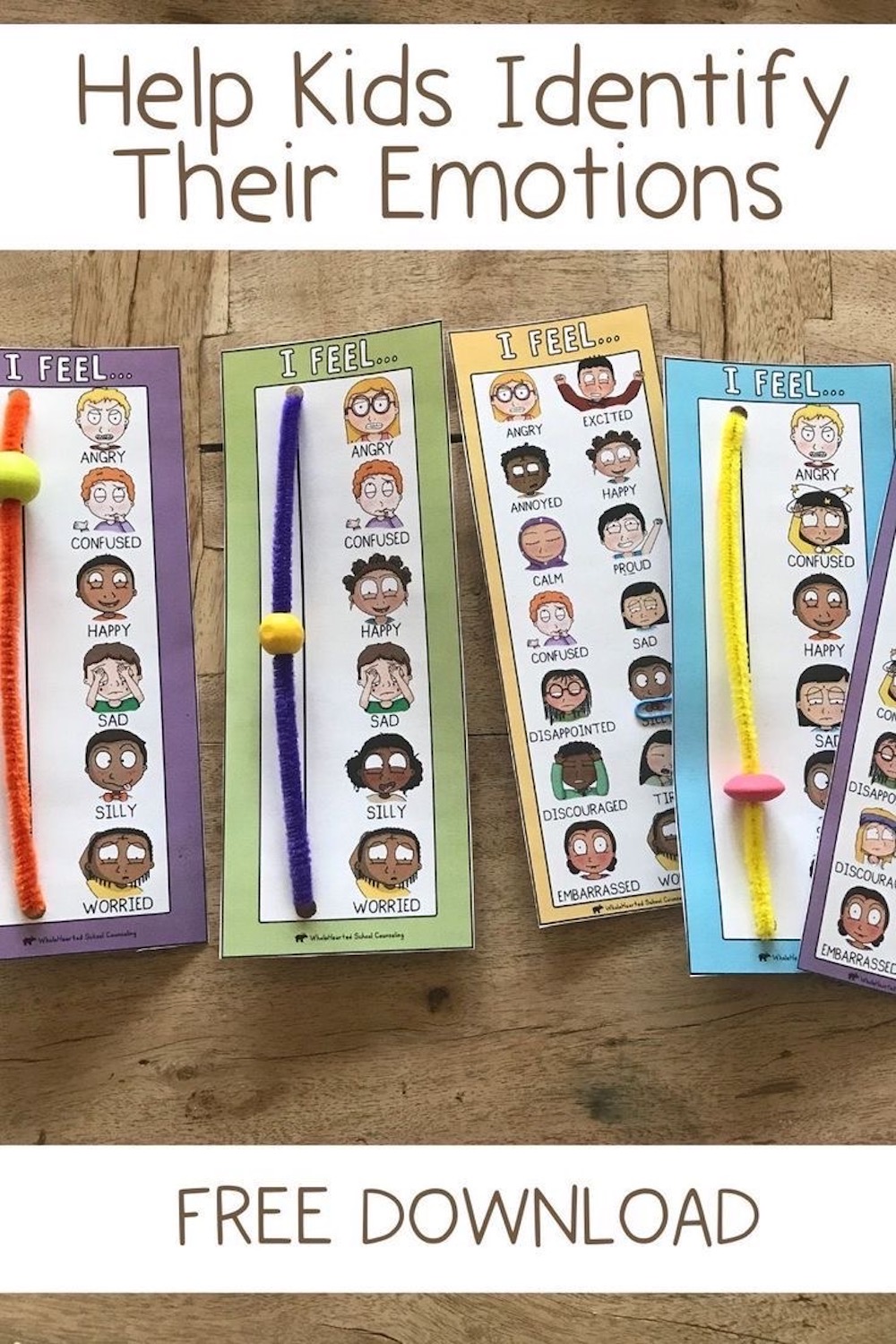 Free Feelings Scales for Kids to Identify Emotions