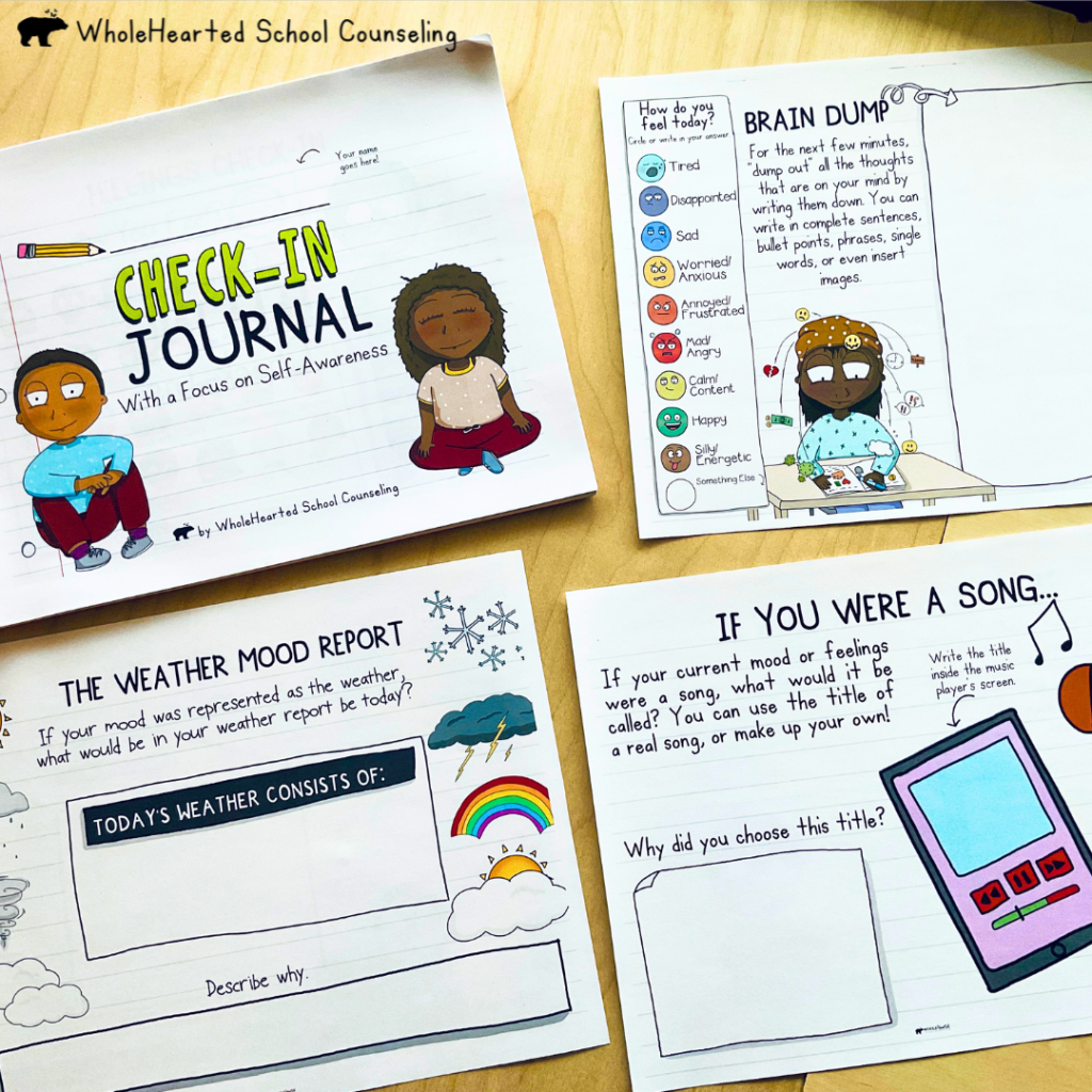 Social emotional learning journal prompts for students