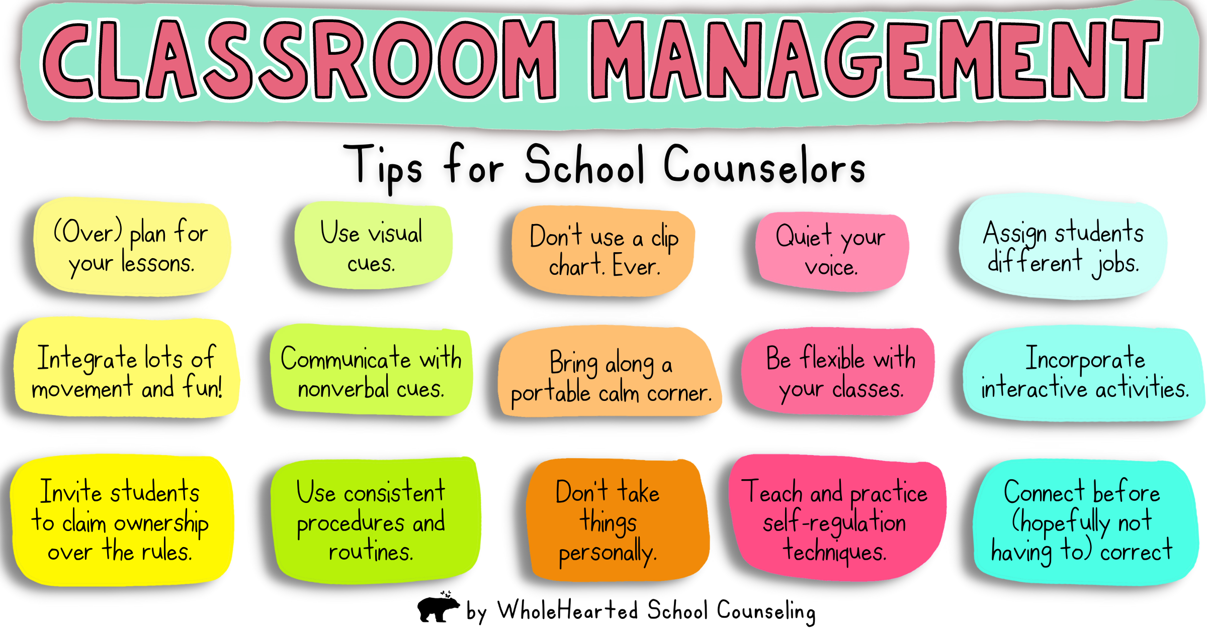 List of 15 Classroom Management Tips for School Counselors