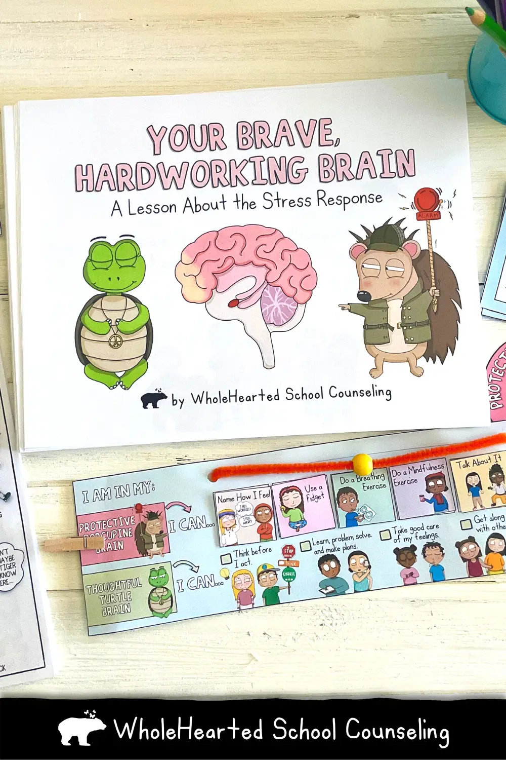 Story Book and Lesson about the Stress Response for Kids