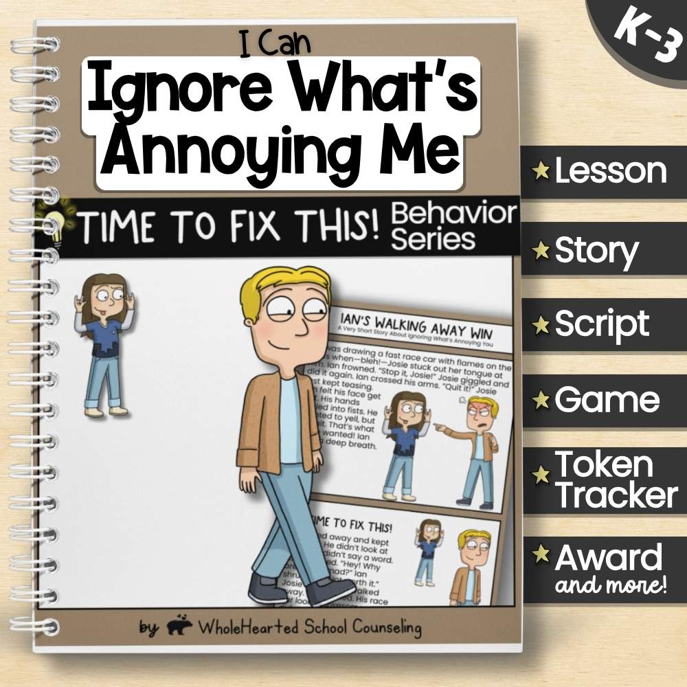 I Can Ignore What's Annoying Me SEL toolkit cover for K–3 students