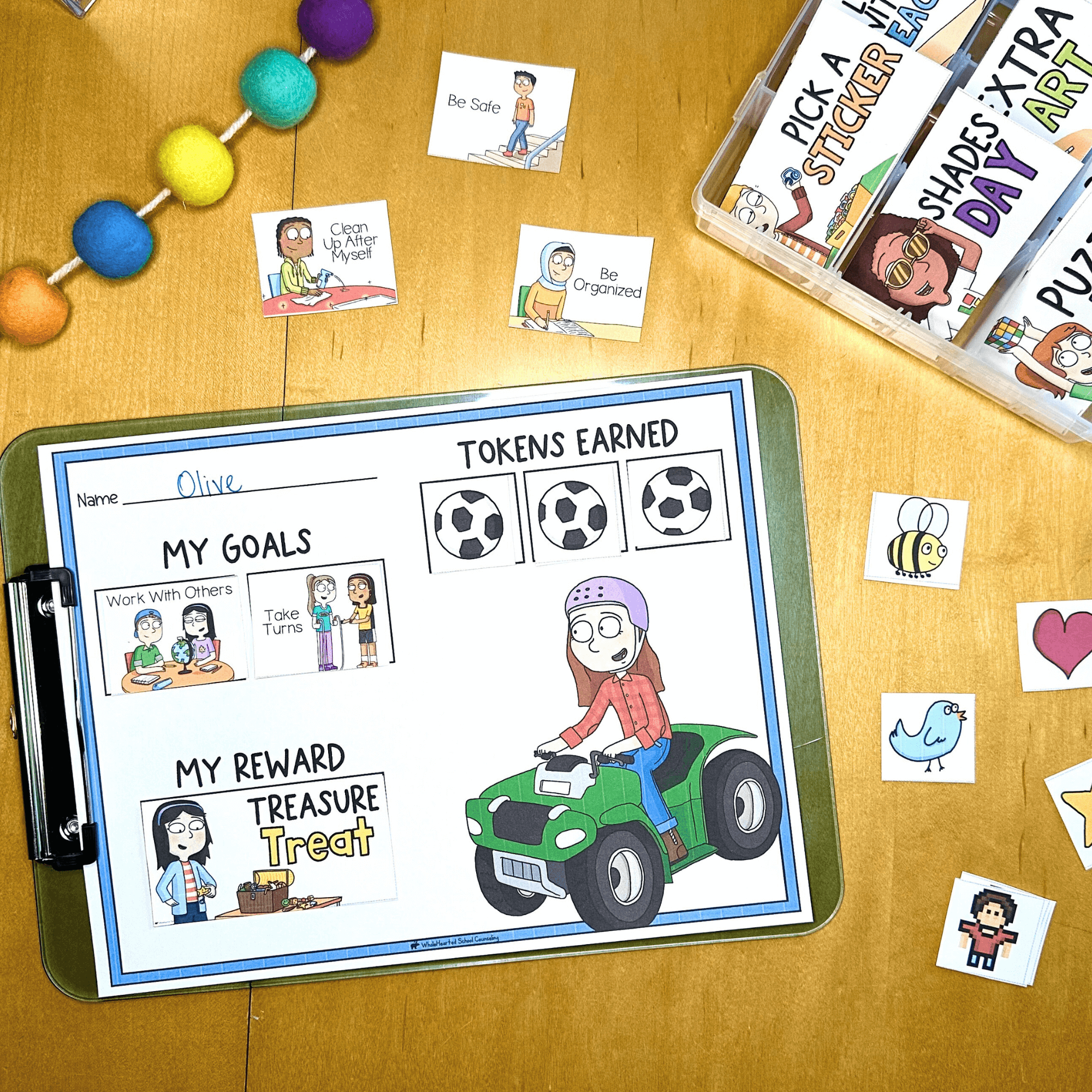 Token Boards Punch Cards Positive Behavior Classroom Management (5)