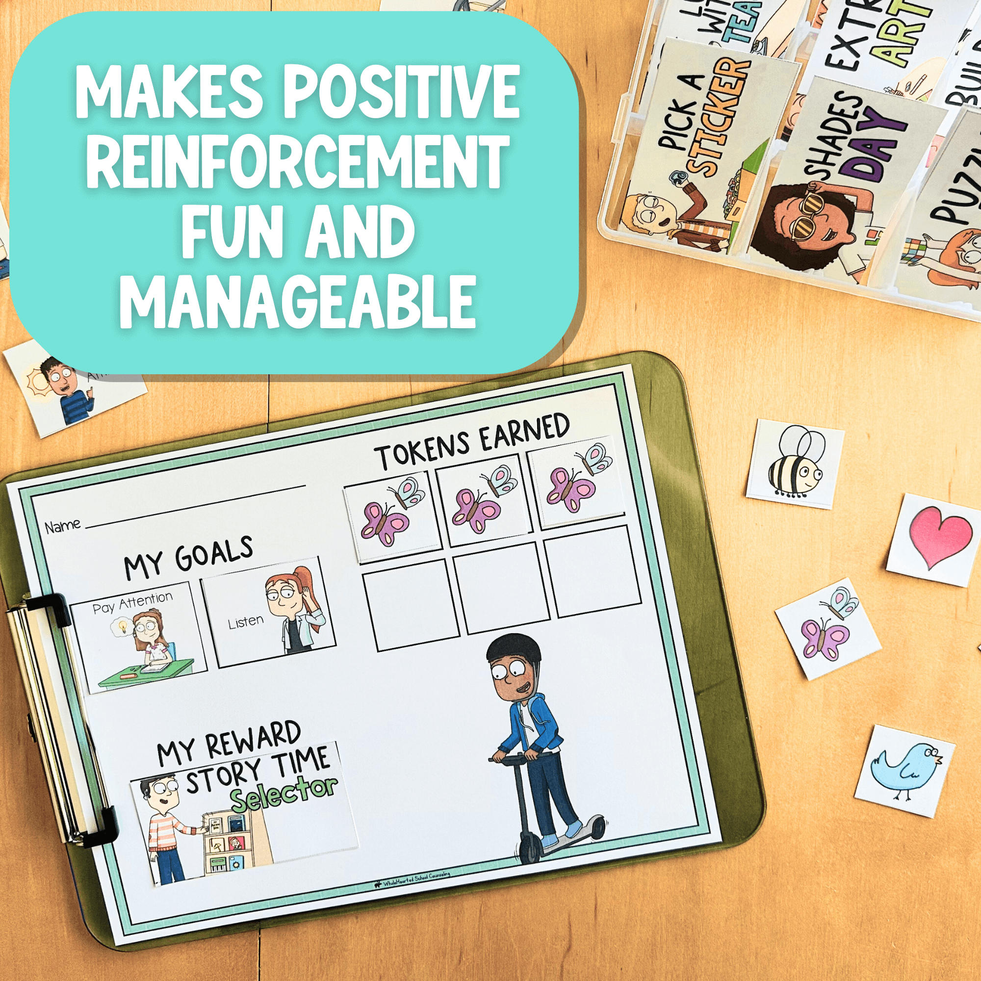 Token Boards Punch Cards Positive Behavior Classroom Management Reward Charts