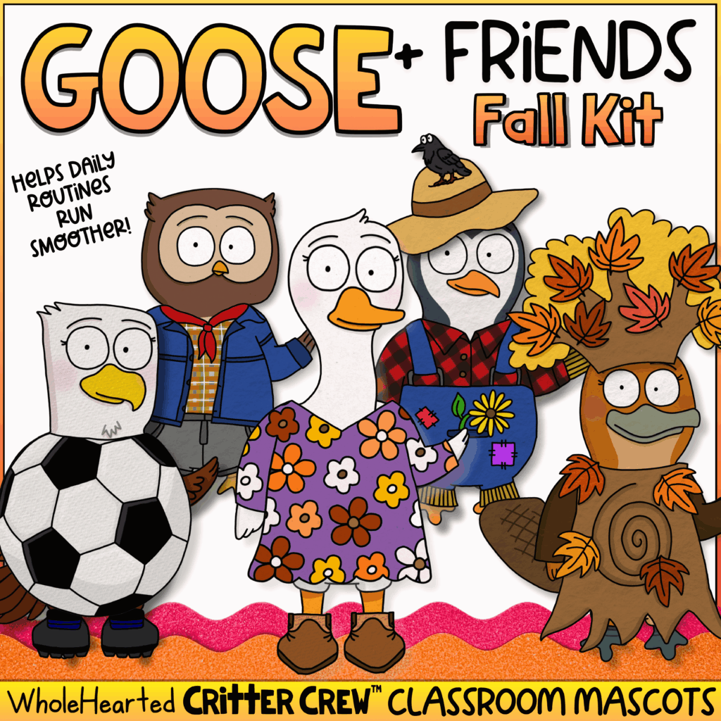 classroom goose class mascots for behavior support