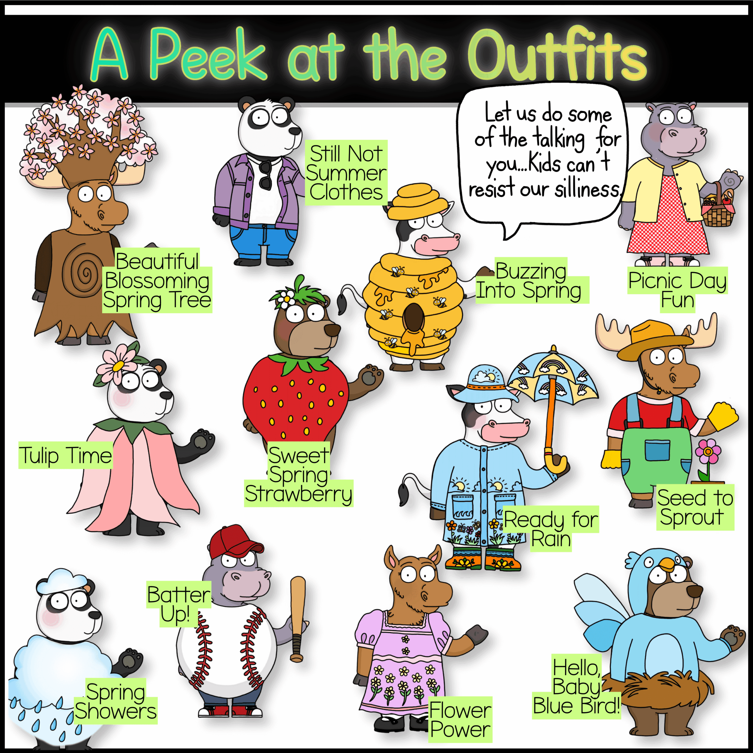 Spring Classroom Goose decor SEL tools-2 Porch goose classroom mascot set supporting behavior management and social-emotional learning.