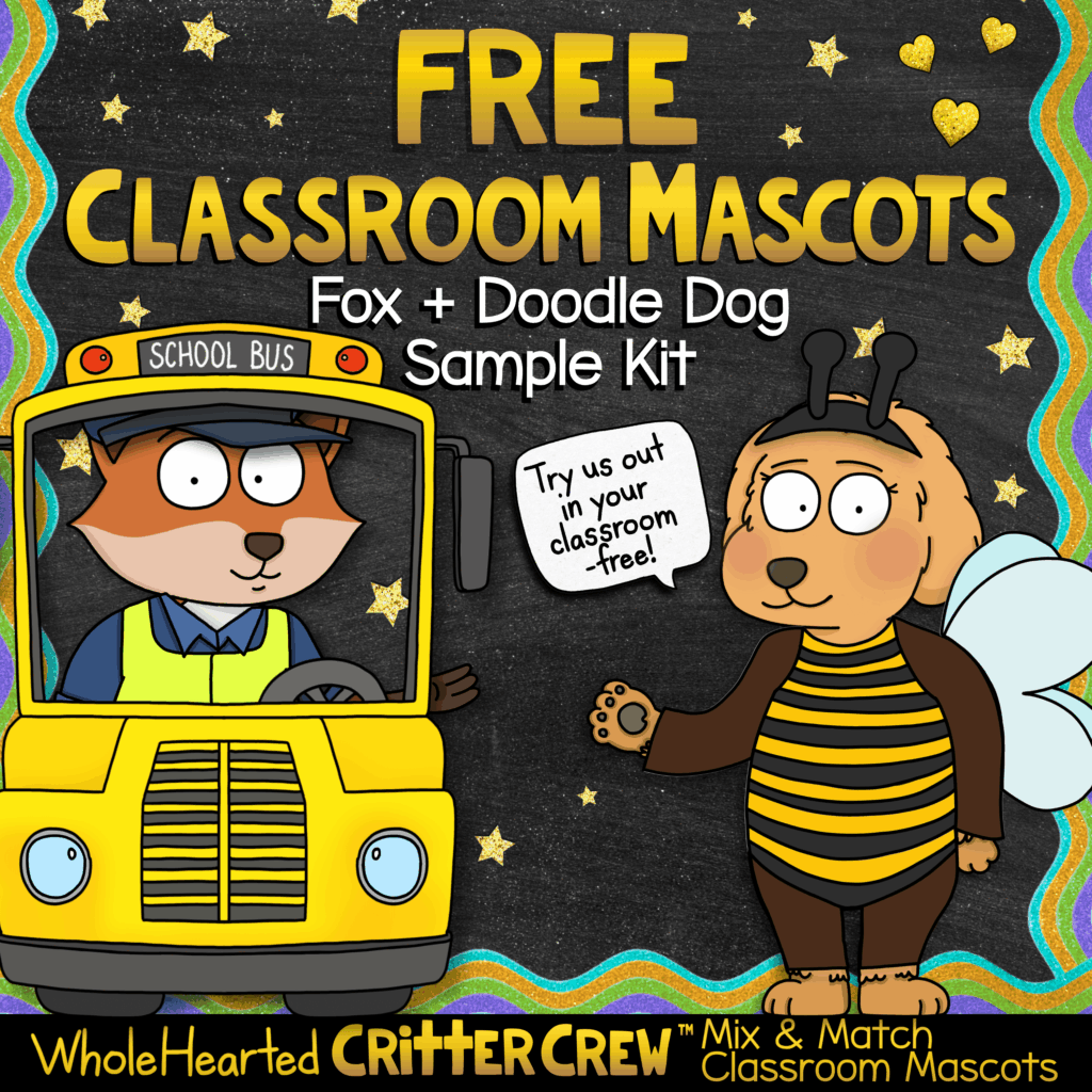 free classroom goose critter crew free sel classroom systems build community fox and doodle dog freebie class mascots