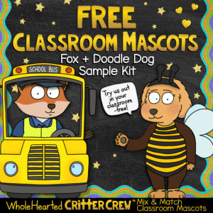 free classroom goose critter crew free sel classroom systems build community fox and doodle dog freebie class mascots