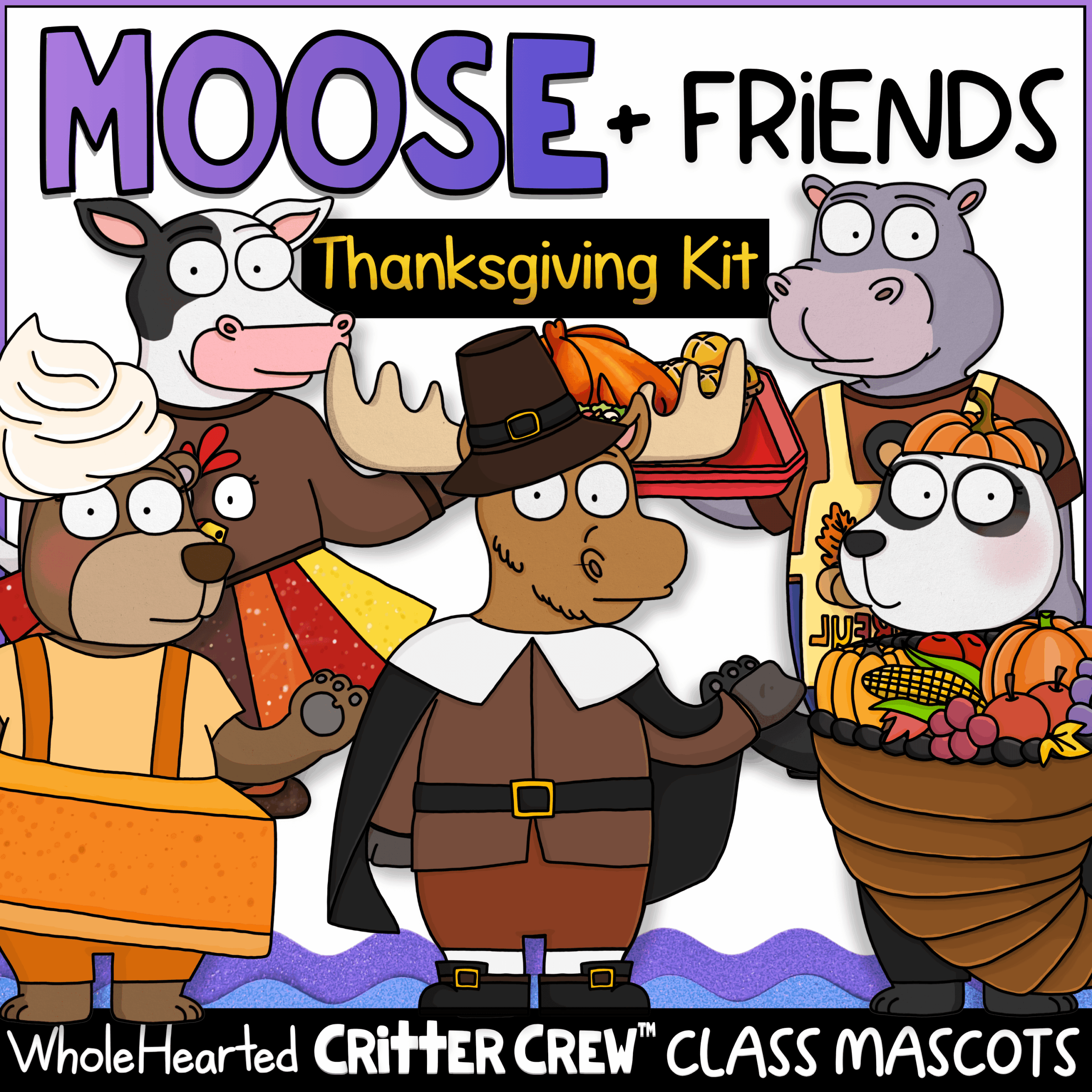 Thanksgiving Goose Classroom Mascot Class Routines Kit Goose and moose Thanksgiving classroom mascot kit for elementary students