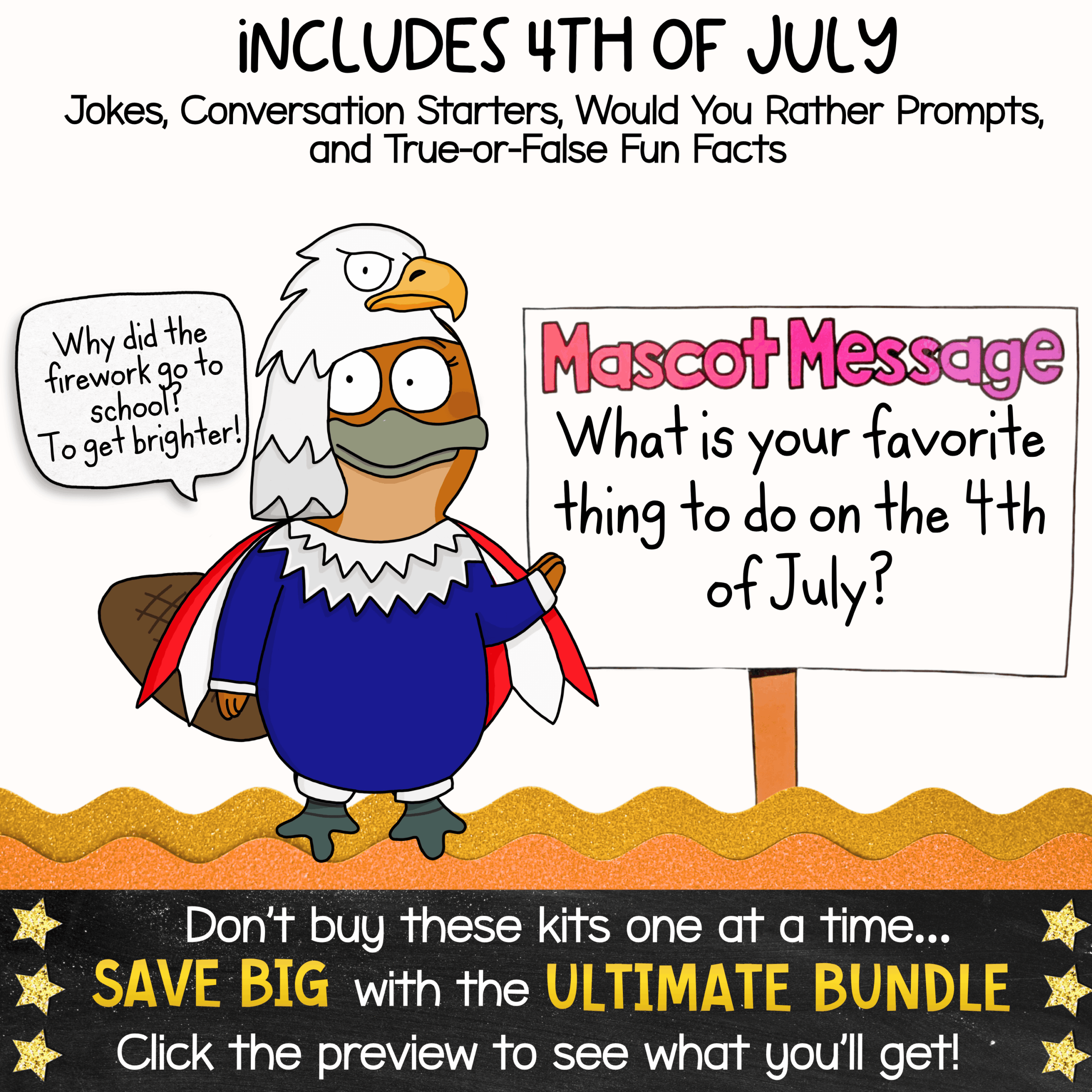 Wholehearted Critter Crew PBIS Mascot Goose for School Behavior & SEL July 4th Goose Classroom Mascot Behavior Management Kit